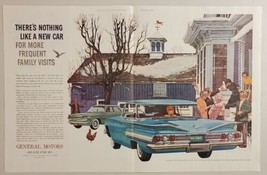 1960 Print Ad Chevrolet Impala Sport Sedan & Chevy Corvair Country Home - $23.23