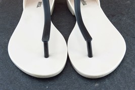 Melissa Sz 6 M Beige Thong Synthetic Women Sandals - £15.42 GBP
