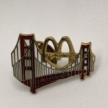 McDonald’s San Francisco Golden Gate Bridge California Enamel Lapel Hat Pin - £9.40 GBP