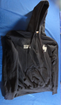 USAFA AIR FORCE ACADEMY ATHLETIC GYM DARK BLUE FULL ZIP UP HOODIE SWEATER L - $31.49