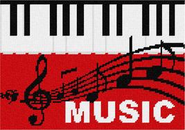 Pepita Needlepoint kit: The Word Music, 10&quot; x 7&quot; - £39.74 GBP+