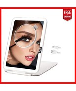 Lightweight Tabletop Makeup Mirror with Rechargeable Battery - Ideal for... - $501.85 MXN