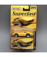 Matchbox Superfast 1976 Corvette Yellow Diecast Car T-Tops #44 Limited E... - $20.31