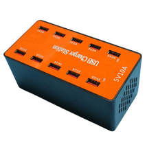 A5B 50W 10 Ports USB Smart Charging Station with Indicator Light(US Plug) - £15.81 GBP