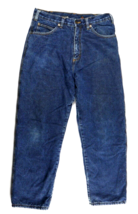 Red Fleece Lined Thinsulate Stone Washed Jeans Guide Gear  Mens Size 34 *** - £41.10 GBP