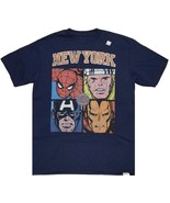 Marvel Superheroes NBA NY Knicks Boys Navy Graphic Print T-Shirt (Large) - $12.86