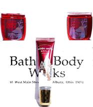 Bath &amp; Body Works Winter Candy Apple ,Shimmer Lip Hand Care Set of 3 - $442.38 MXN