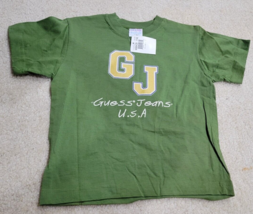 New VINTAGE Guess USA Green T Shirt Kids Size Large 4-5 - $13.10