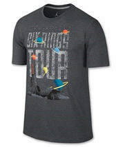 Jordan Mens Aj6 Legacy Tour Tee Shirt Size Medium Color Dark Grey - $64.35