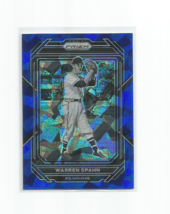 Warren Spahn (Milwaukee) 2023 Panini Prizm Blue Cracked Ice Prizm Card #270 - £4.65 GBP