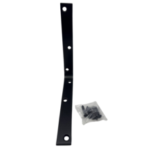Everbilt 8 in Black Flat Corner Brace Steel Reinforcement L-Bracket 6 Holes - $166.17 MXN