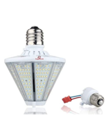 6,000 Lumen LED Corn Light High Bay Bulb 50 Watt LED retrofit 5000K White  - £39.55 GBP