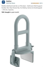 bathtub safety grab bar rail medical support bathroom tub rails rubber l... - $44.43