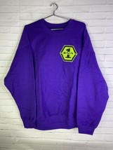 Evangelion Neon Genesis EVA 1 Anime Pullover Crew Sweatshirt Purple Mens... - £54.48 GBP