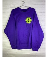 Evangelion Neon Genesis EVA 1 Anime Pullover Crew Sweatshirt Purple Mens... - £55.52 GBP