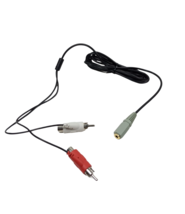 3.5mm Female to Dual RCA Male Audio Splitter Y Adapter - $8.90