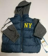 Boy&#39;s Puffer Vest with Hood and Sleeves iXtreme 12 Months - £7.75 GBP