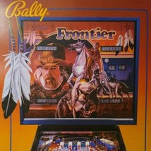 Frontier Pinball FLYER Original 1980 Western Cowboy Theme Vintage Promo ... - £33.79 GBP