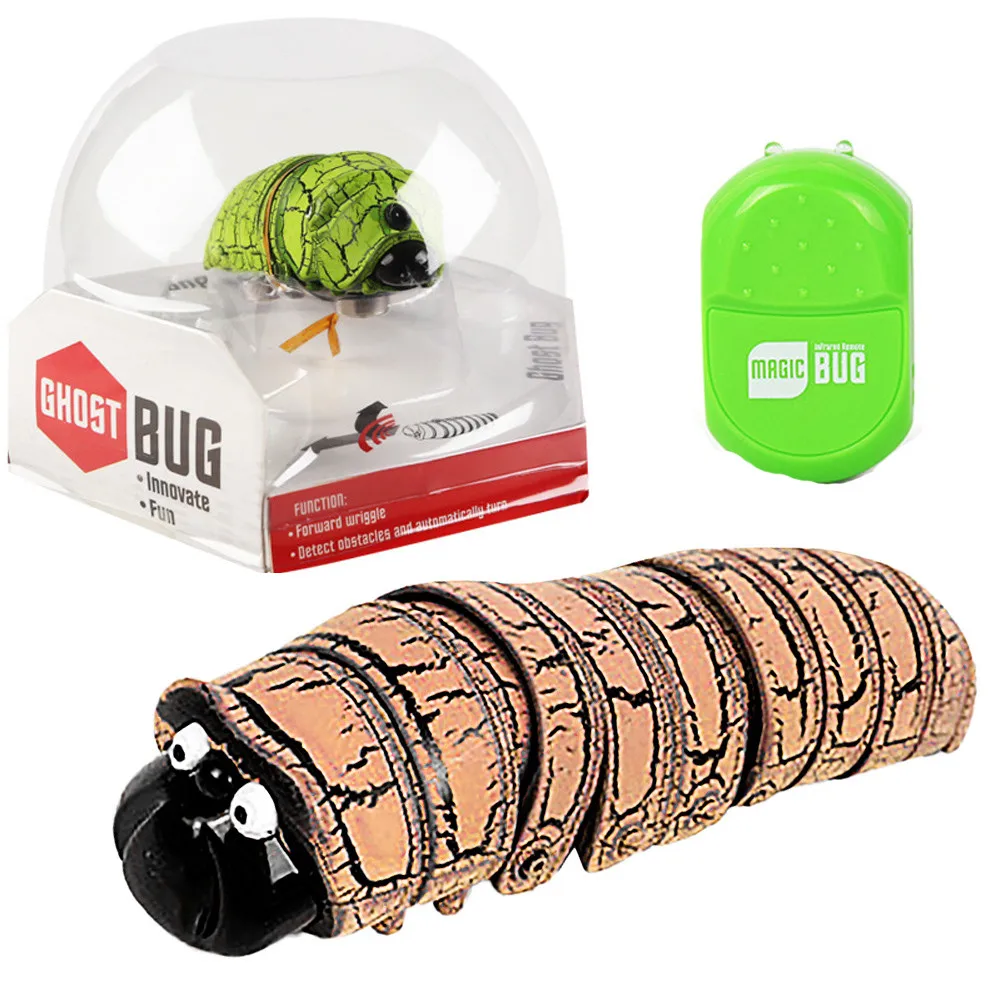 Funny Remote Control Insect Caterpillar Simulation Animal Plastic Infrared Rc - £9.28 GBP+