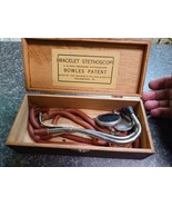 George P. Pilling &amp; Son Wood Stethoscope Bowles’ Patent Box &amp; Stethoscop... - $68.23 CAD