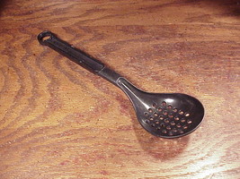 Faberware Black Plastic Pasta Strainer Large Spoon Kitchen Utensil, used - £6.25 GBP