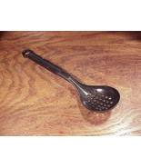 Faberware Black Plastic Pasta Strainer Large Spoon Kitchen Utensil, used - $7.95