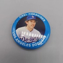 Orel Hershiser Pinback #83 LA Dodgers 1984 Fun Foods - £5.46 GBP