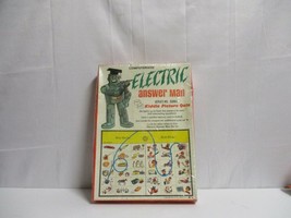 VINTAGE 1969 ELECTRIC ANSWER MAN SCIENCE QUIZ TOY GAME BARZIM NEW SEALED... - $53.45