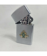 Vintage Lighter w/ US Military Emblem Wisdom Character Achievement Knight - $32.44 CAD