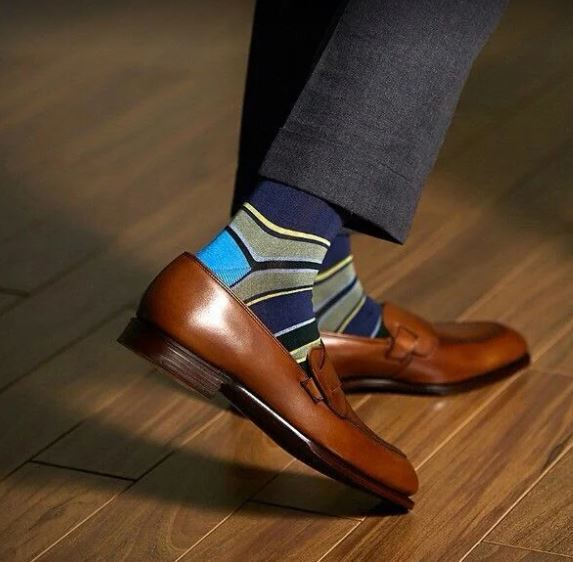 New Handmade Men brown Leather Shoes moccasins , Men Brown dress shoes, Men shoe
