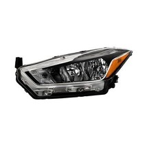 Headlight For 2018-2020 Nissan Kicks SV Driver Side Chrome Housing Clear Halogen - £214.73 GBP