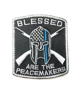Thin Blue Line Blessed Are The Peacemakers Patch From TEXAS - £5.37 GBP
