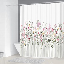 High Quality Style Flower and Bird Tree Shower Curtain Waterproof Bathroom  - £18.65 GBP+