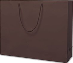 EGP Premium Matte Euro-Shoppers 20 x 6 x 16 (Chocolate-44) - 100 Bags - £201.54 GBP