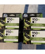 HP 950XL High Yield Ink Cartridge - Black (4 Packs For $95) - £71.20 GBP