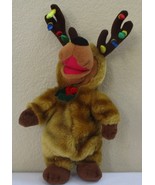 Scooby Doo As Christmas Reindeer Warner Bros. Bean Bag Plush 11&quot; - $331.97 MXN