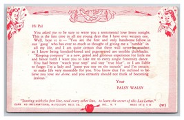 Palsy Walsy Luv Letter Comic Romance Mutoscope Arcade Postcard U7 - £3.90 GBP