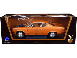 1970 AMC Rebel Brown Metallic w Matt Black Hood Silver Stripes 1/18 Diecast Car - £48.15 GBP