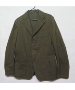Journal Standard JS Homestead Wool Blend Military Blazer Jacket Sz 40 Ja... - £144.51 GBP