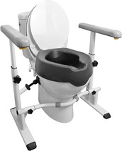The Kmina - Toilet Safety Rails With Raised Seat (Pack) Is A Handicapped... - $259.98