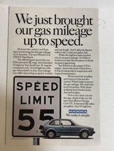 1981 Honda Civic 1300 FE Hatchback Vintage Print Ad Advertisement pa30 - £6.70 GBP