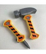 Paw Patrol Rubble &amp; Crew Construction Tool Belt Replacement Hammer Screw... - $20.24 CAD