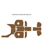 2018 Monterey M45 OB Cockpit Pad Boat EVA Foam Faux Teak Deck Floor Mat ... - $699.00