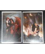 Lot of TWO Tyler Kirkham SIGNED 11x17 prints in top loaders (Purgatori) - $67.68 CAD