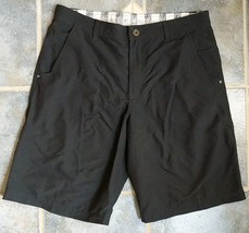 Mens Lululemon Shorts 36&quot; Black 6 Pockets 11&quot; Inseam HH - $21.49
