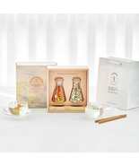 House Warming Flower Tea &amp; Wood Tray Set - $890.89 MXN