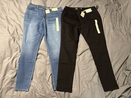 A.N.A High &amp; Mid Rise Jegging Bundle Size 16 NWT Blue Black Repreve Stretch - $629.09 MXN