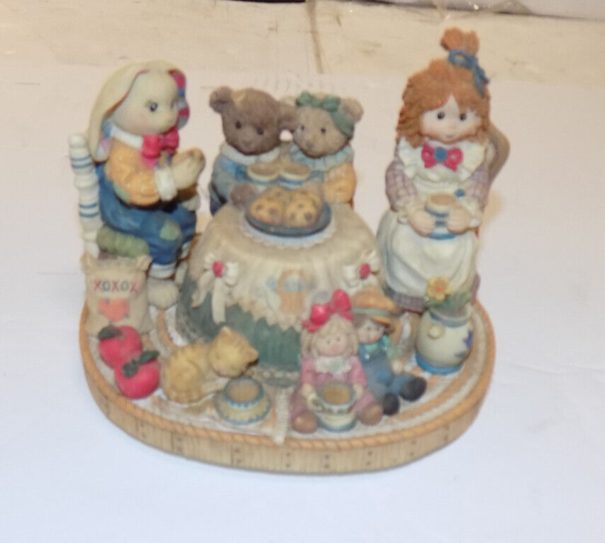 San Francisco Music Box Rags &amp; Patches Family And Friends &quot;My Favorite T... - $45.06