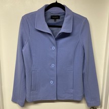 Talbots Light Blue Lavender Jacket Blazer Womens Size Small Career Preppy - £22.66 GBP