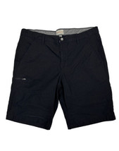 Weatherproof Men Size 38 (Measure 36x10) Black Zip Cargo Chino Shorts - $11.25